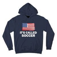 It's Called Soccer World Usa Football Cup Tall Hoodie