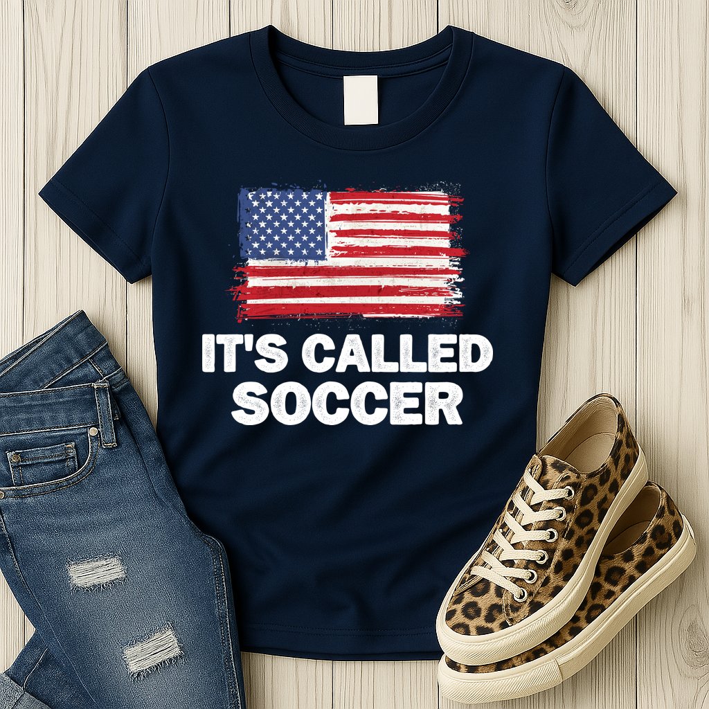 It's Called Soccer World Usa Football Cup Womens T-Shirt