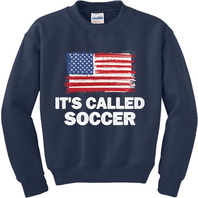 It's Called Soccer World Usa Football Cup Kids Sweatshirt