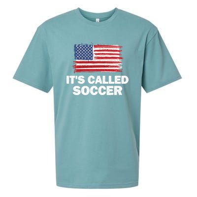 It's Called Soccer World Usa Football Cup Sueded Cloud Jersey T-Shirt