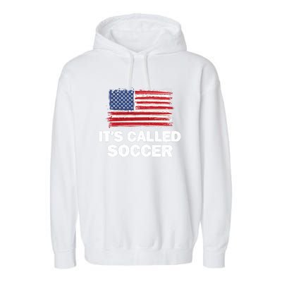 It's Called Soccer World Usa Football Cup Garment-Dyed Fleece Hoodie