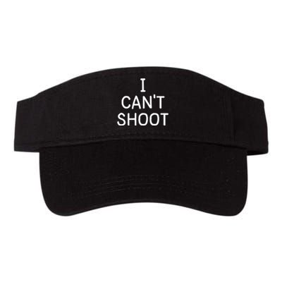 I Can't Shoot Funny I Can't Shoot Valucap Bio-Washed Visor