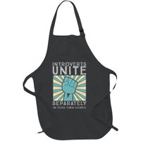Introverts Combine Separately In Your Houses Full-Length Apron With Pockets