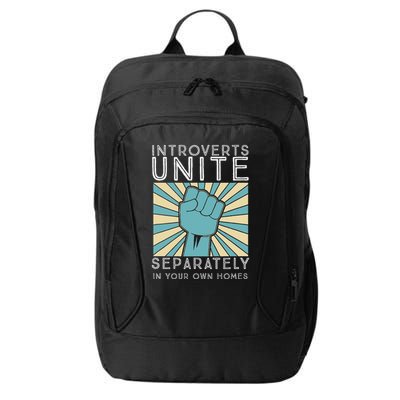 Introverts Combine Separately In Your Houses City Backpack