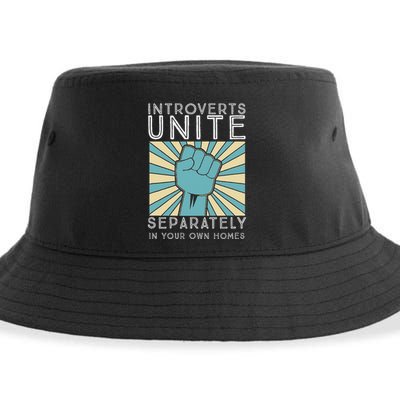 Introverts Combine Separately In Your Houses Sustainable Bucket Hat