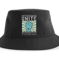 Introverts Combine Separately In Your Houses Sustainable Bucket Hat