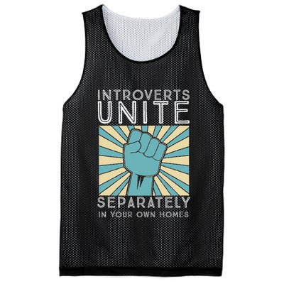 Introverts Combine Separately In Your Houses Mesh Reversible Basketball Jersey Tank