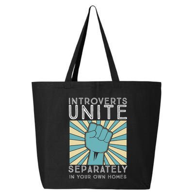 Introverts Combine Separately In Your Houses 25L Jumbo Tote