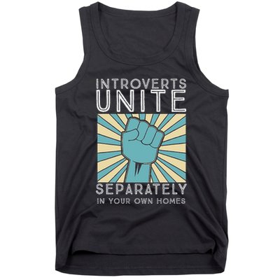 Introverts Combine Separately In Your Houses Tank Top
