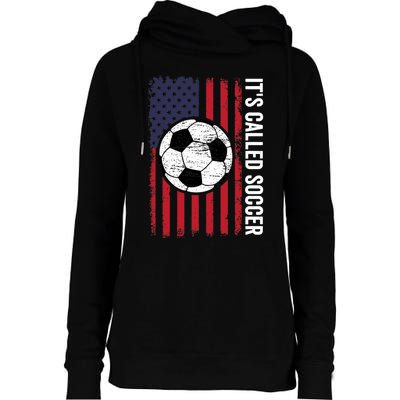 Its Called Soccer Womens Funnel Neck Pullover Hood