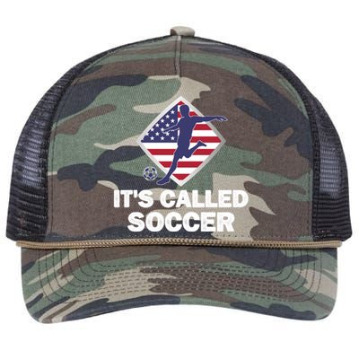 It's Called Soccer World Usa Football Cup Retro Rope Trucker Hat Cap