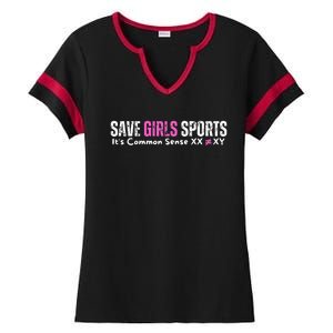 ItS Common Sense Xx Xy Save Sports Sport Lovers Ladies Halftime Notch Neck Tee