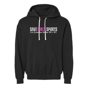 ItS Common Sense Xx Xy Save Sports Sport Lovers Garment-Dyed Fleece Hoodie