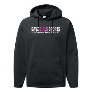 ItS Common Sense Xx Xy Save Sports Sport Lovers Performance Fleece Hoodie