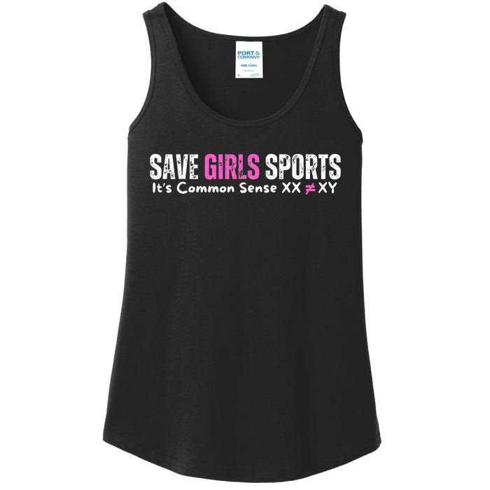 ItS Common Sense Xx Xy Save Sports Sport Lovers Ladies Essential Tank