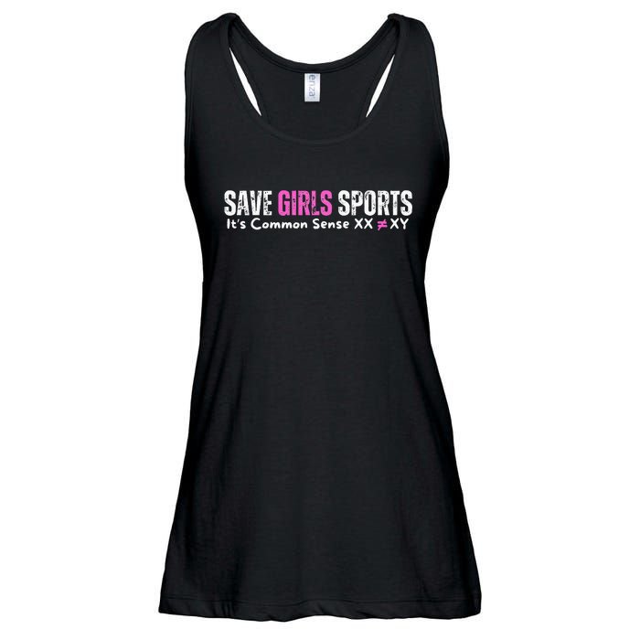 ItS Common Sense Xx Xy Save Sports Sport Lovers Ladies Essential Flowy Tank