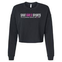 ItS Common Sense Xx Xy Save Sports Sport Lovers Cropped Pullover Crew