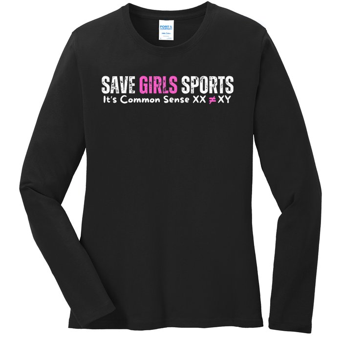 ItS Common Sense Xx Xy Save Sports Sport Lovers Ladies Long Sleeve Shirt