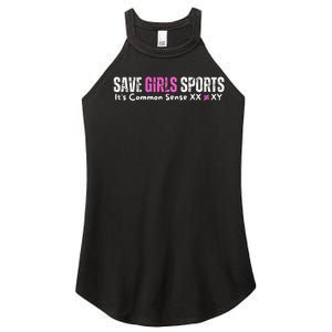 ItS Common Sense Xx Xy Save Sports Sport Lovers Women's Perfect Tri Rocker Tank