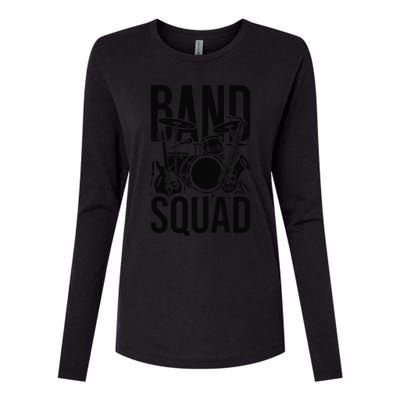 Instrumental Conductor Squad Music Ensemble Band Director Womens Cotton Relaxed Long Sleeve T-Shirt