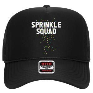 Ice Cream Sprinkle Clothing Sprinkle Squad High Crown Mesh Back Trucker Hat