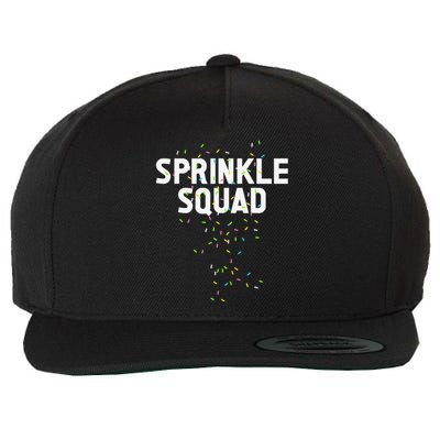 Ice Cream Sprinkle Clothing Sprinkle Squad Wool Snapback Cap