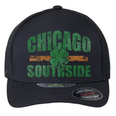 Irish Chicago Southside St Patricks Day Southsider Gift Flexfit Unipanel Trucker Cap