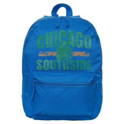 Irish Chicago Southside St Patricks Day Southsider Gift 16 in Basic Backpack