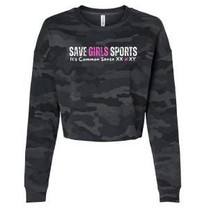 ItS Common Sense Xx Xy Save Girl Sports Cropped Pullover Crew