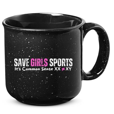 ItS Common Sense Xx Xy Save Girl Sports 15oz Campfire Ceramic Mug