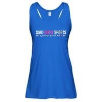 ItS Common Sense Xx Xy Save Girl Sports Ladies Essential Flowy Tank