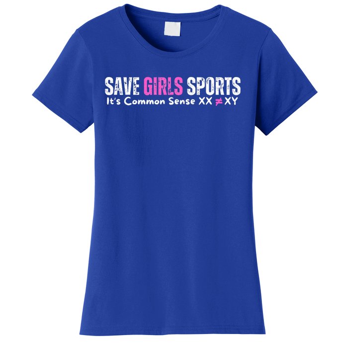 ItS Common Sense Xx Xy Save Girl Sports Women's T-Shirt