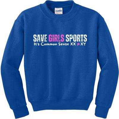 ItS Common Sense Xx Xy Save Girl Sports Kids Sweatshirt