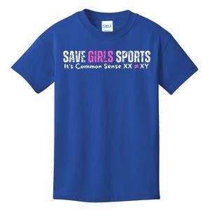 ItS Common Sense Xx Xy Save Girl Sports Kids T-Shirt