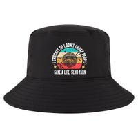 I Crochet So I DonT Choke People Save A Life Send Yarn Cool Comfort Performance Bucket Hat