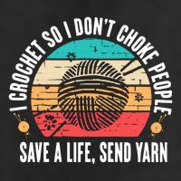 I Crochet So I DonT Choke People Save A Life Send Yarn 11oz C Handle Ceramic Mug