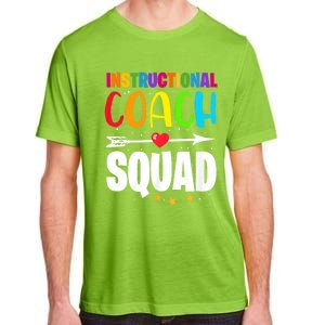 Instructional Coach Squad Teacher Back To School Matching Adult ChromaSoft Performance T-Shirt