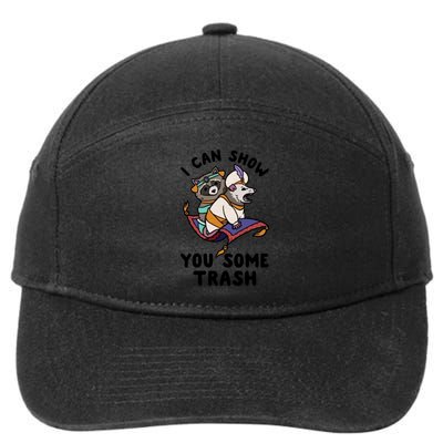 I Can Show You Some Trash Racoon Possum 7-Panel Snapback Hat
