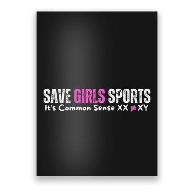 ItS Common Sense Xx Xy Save Sports Sport Lovers Poster