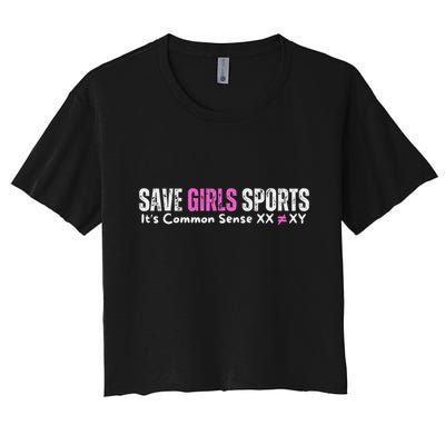 ItS Common Sense Xx Xy Save Sports Sport Lovers Crop Top
