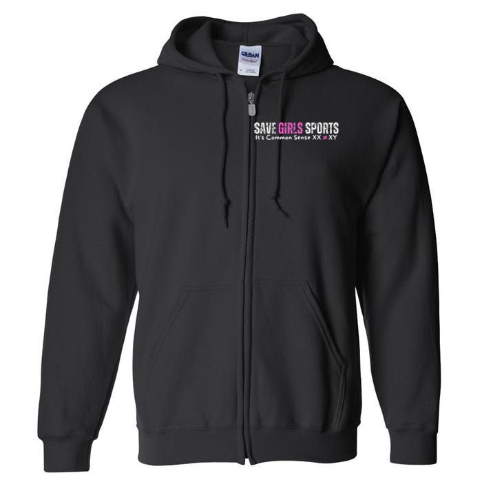 ItS Common Sense Xx Xy Save Sports Sport Lovers Full Zip Hoodie