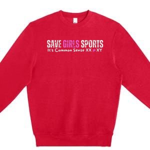 ItS Common Sense Xx Xy Save Sports Sport Lovers Premium Crewneck Sweatshirt