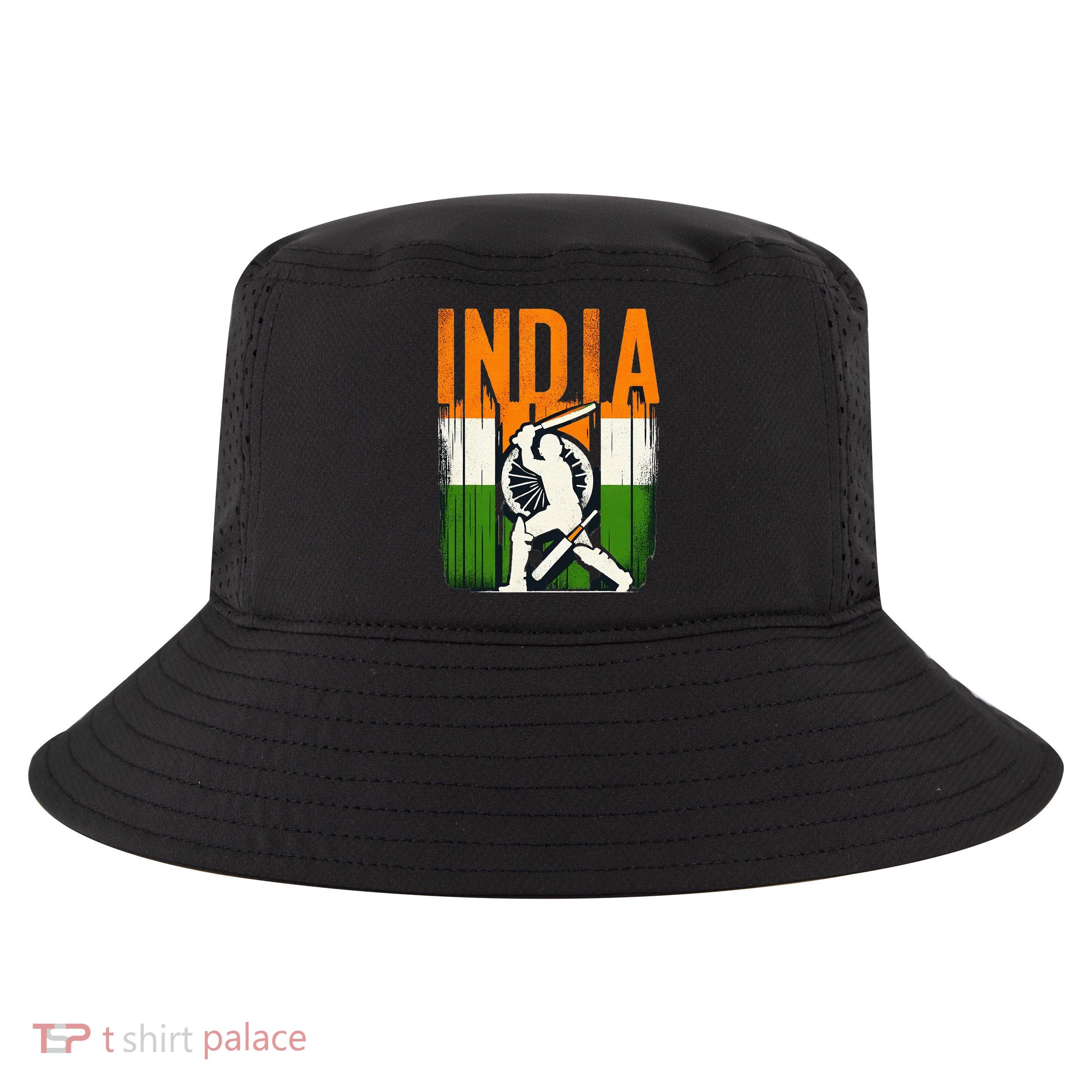 India Cricket Supporters Jersey Indian Cricket Fans Cool Comfort Performance Bucket Hat