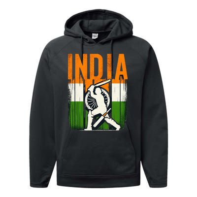 India Cricket Supporters Jersey Indian Cricket Fans Performance Fleece Hoodie