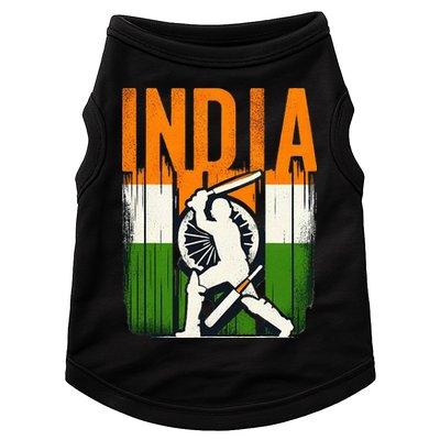 India Cricket Supporters Jersey Indian Cricket Fans Doggie Tank