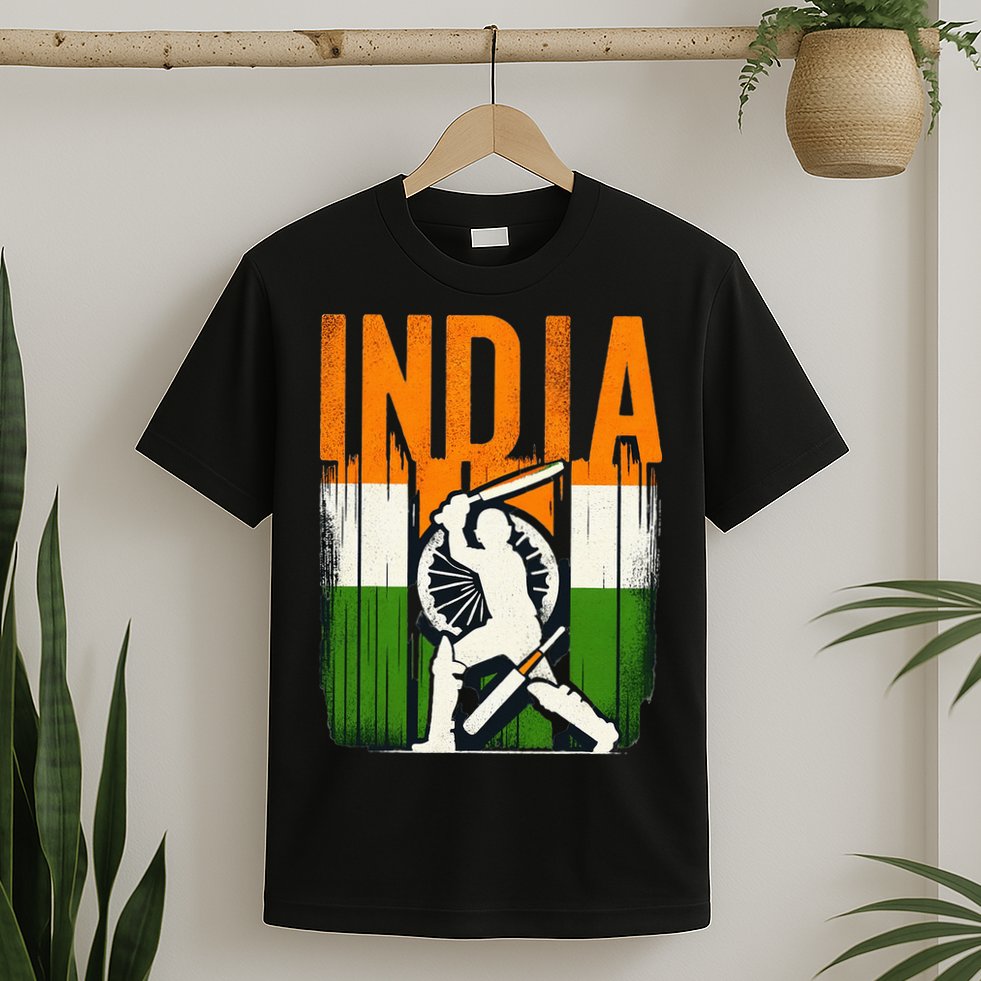 India Cricket Supporters Jersey Indian Cricket Fans T-Shirt