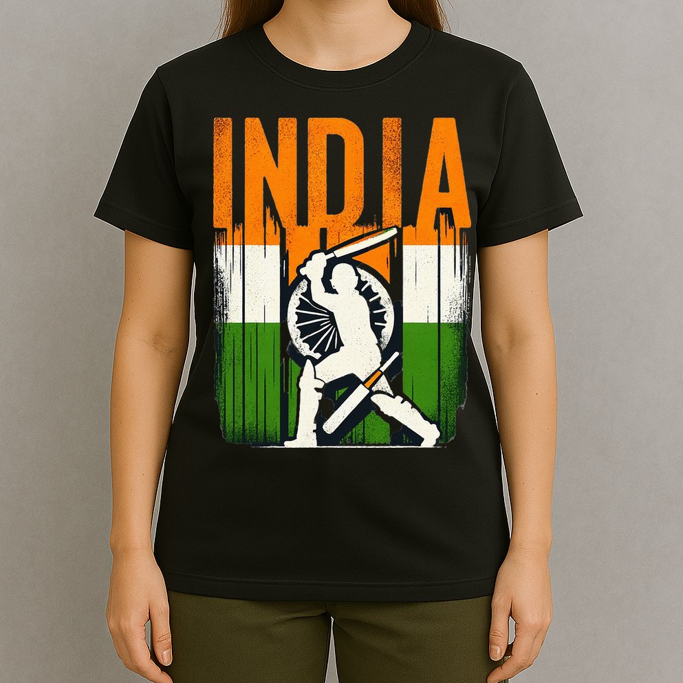 India Cricket Supporters Jersey Indian Cricket Fans T-Shirt