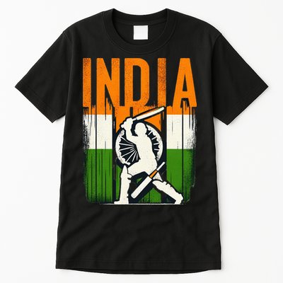 India Cricket Supporters Jersey Indian Cricket Fans Tall T-Shirt