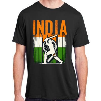 India Cricket Supporters Jersey Indian Cricket Fans Adult ChromaSoft Performance T-Shirt