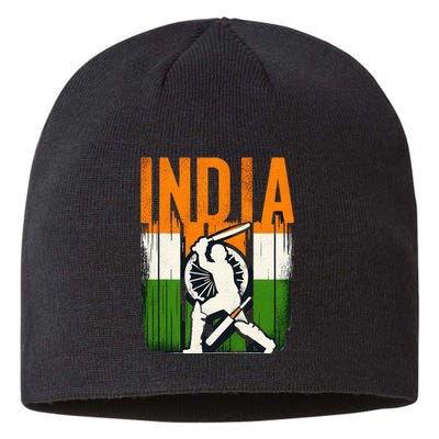 India Cricket Supporters Jersey Indian Cricket Fans Sustainable Beanie